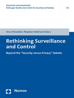 cover image of Rethinking Surveillance and Control